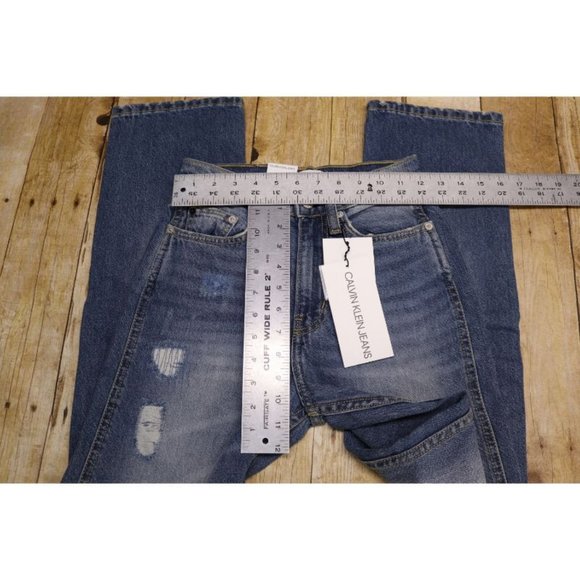 Calvin Klein High Rise Straight jeans Womens 24x30 - Picture 7 of 11